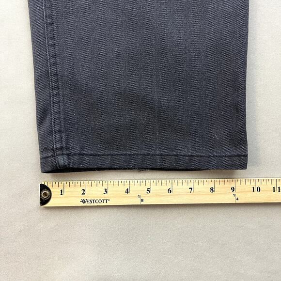 Vintage Ben Davis Pants Mens 48 Black Chino Straight Leg Gorilla Logo Workwear - Picture 12 of 14